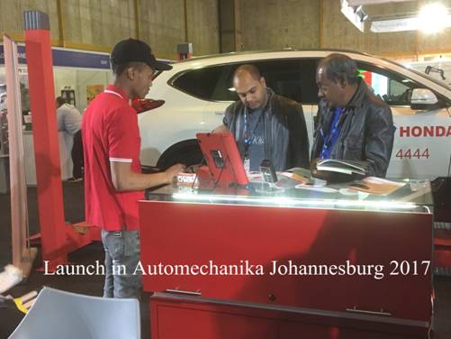 Launch in Automechanika Johannesburg 2017