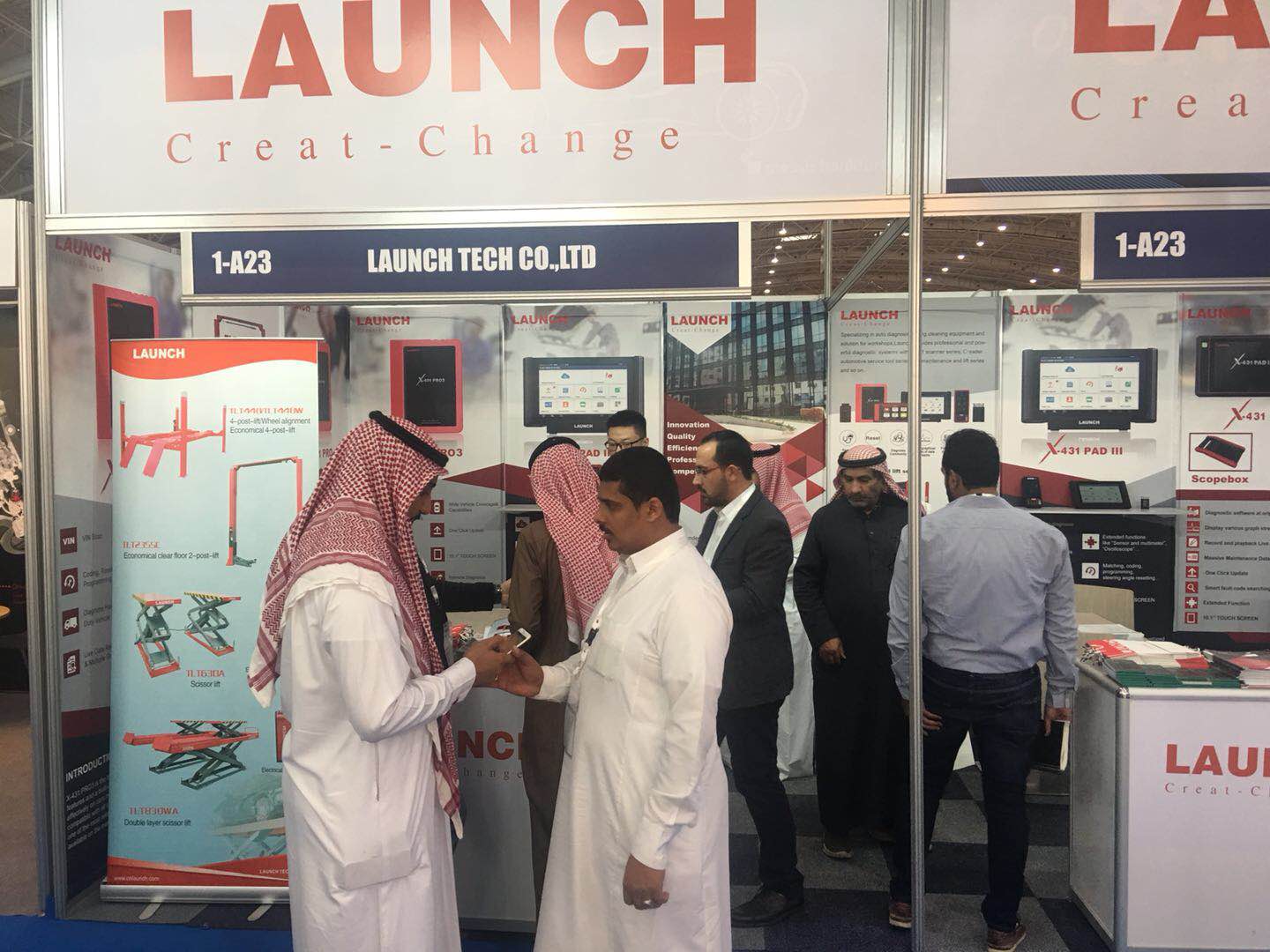 Launch in the Automechanika Riyadh 2018 and Autoexpo 2018