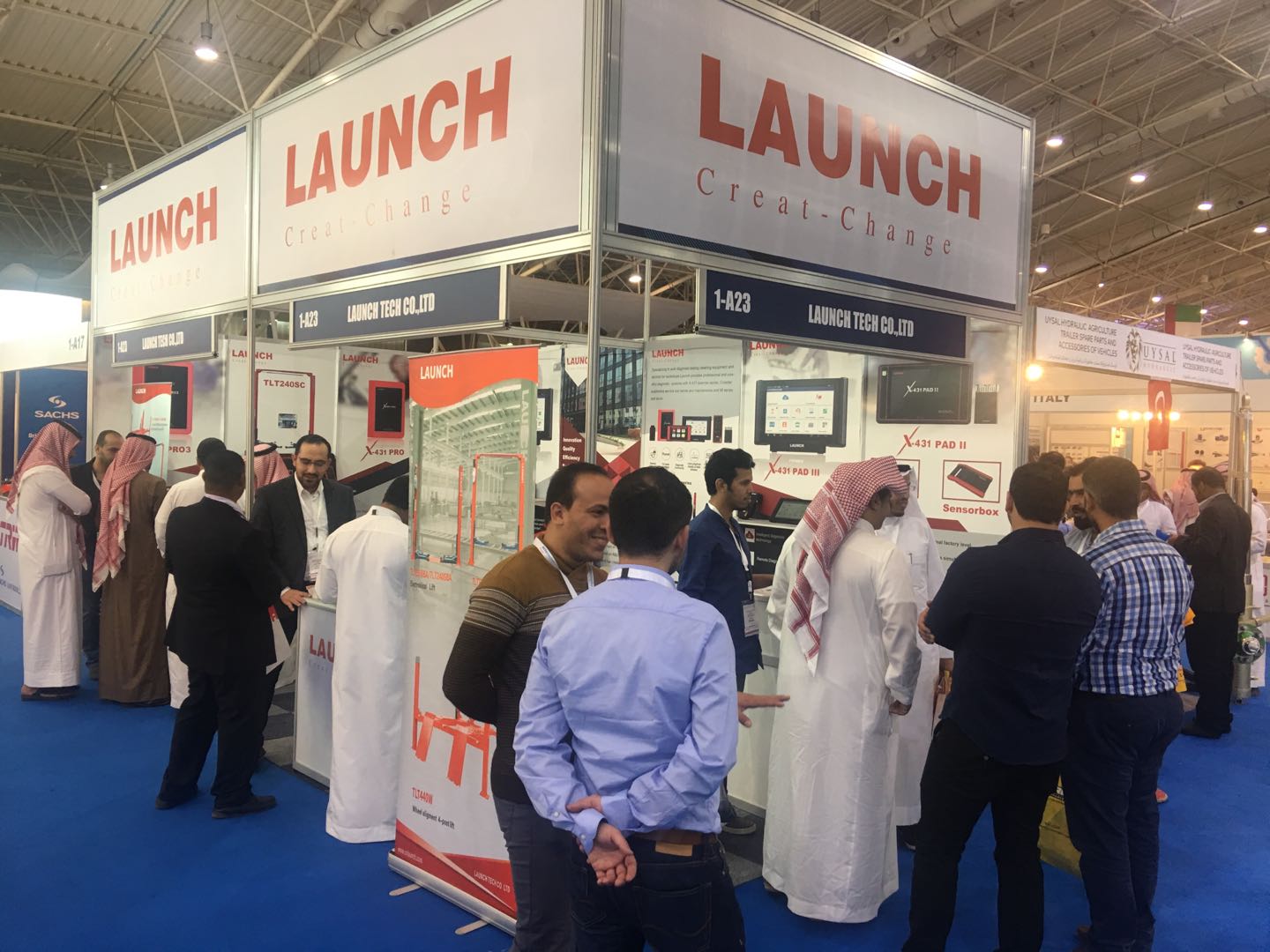 Launch in the Automechanika Riyadh 2018 and Autoexpo 2018